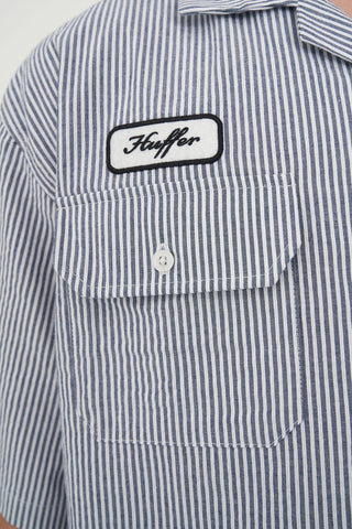 STRIPE COSTA SHIRT DENIM BLUE