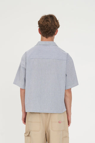 STRIPE COSTA SHIRT DENIM BLUE