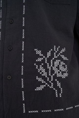 CABANA FLOR SHIRT BASALT