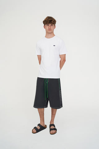 BOARD SHORT FIXED WAIST BLACK
