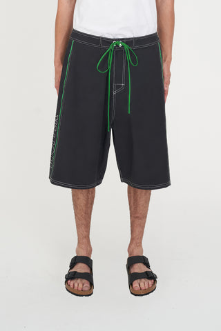 BOARD SHORT FIXED WAIST BLACK