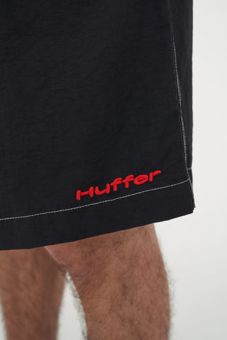 TIDE STITCHED SHORT BLACK
