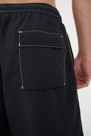 TIDE STITCHED SHORT BLACK