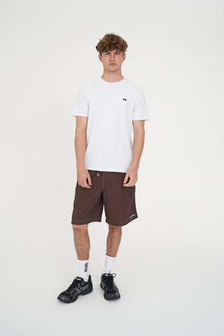 TIDE STITCHED SHORT COCOA