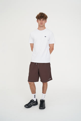 TIDE STITCHED SHORT COCOA