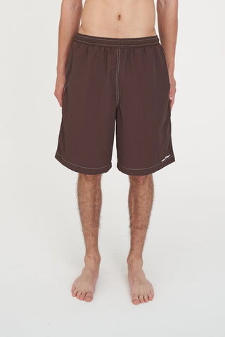 TIDE STITCHED SHORT COCOA
