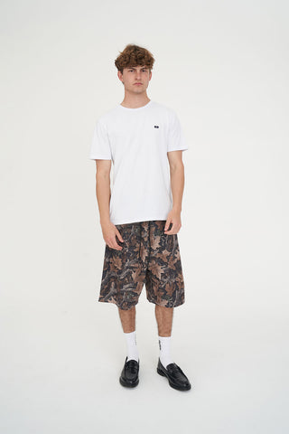 CAMO BOARD SHORT FIXED WAIST BROWN