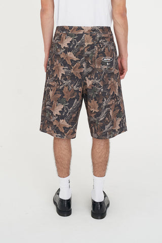 CAMO BOARD SHORT FIXED WAIST BROWN