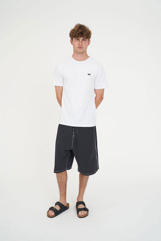 STITCHED BOARD SHORT BLACK