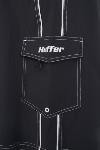 STITCHED BOARD SHORT BLACK