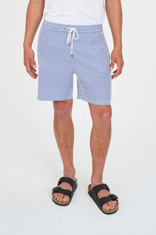 STRIPE RESORT SHORT BLUE