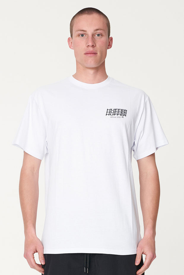 MENS SUP TEE/UNSTACKED WHITE