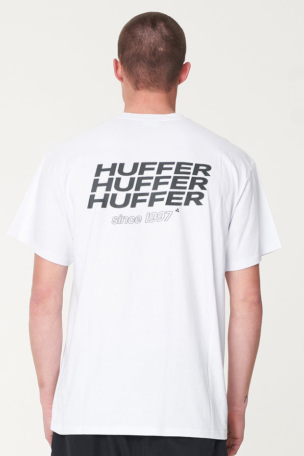 MENS SUP TEE/UNSTACKED WHITE
