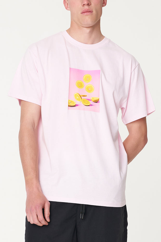 MENS SUP TEE/SQUEEZE MELLOW PINK