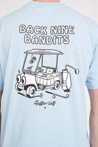 MENS SUP TEE 220/BANDITS ICE BLUE