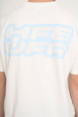 BLOCK TEE 220/VERT CHALK