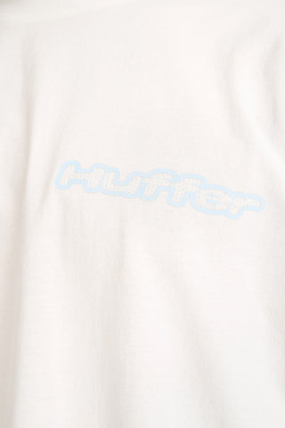 BLOCK TEE 220/VERT CHALK