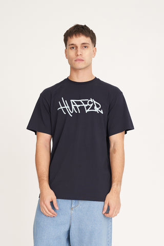 BLOCK TEE 220/WAVES NAVY