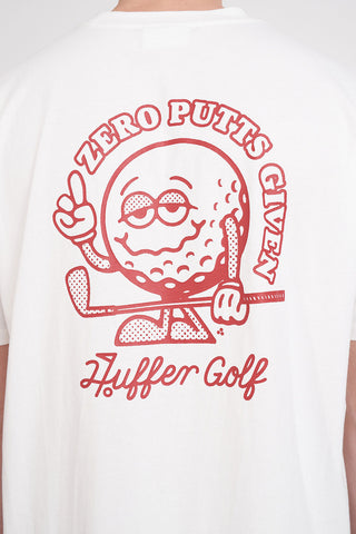 MENS BLOCK TEE 220/ZERO PUTTS CHALK