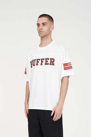 MICRO MESH BOX TEE CHALK