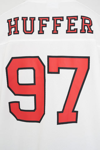 MICRO MESH BOX TEE CHALK