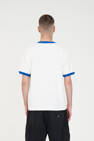 MENS RINGER TEE 220/SMASHING CHALK