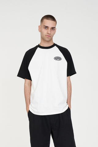 RAGLAN SS TEE 220/SLAB CHALK