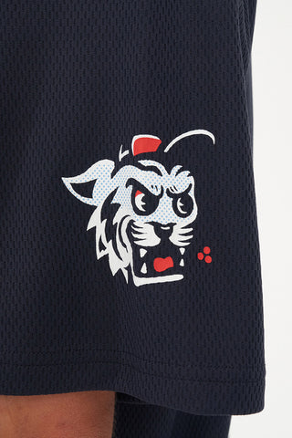 MESH BOX TEE/WILDCAT NAVY