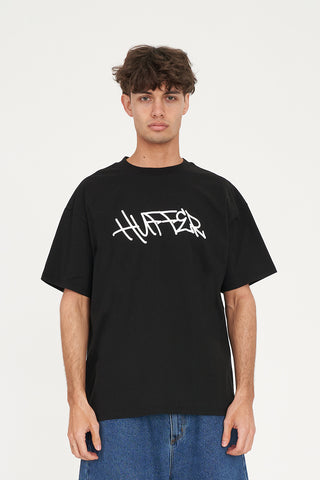 BLOCK TEE 220/WAVES BLACK