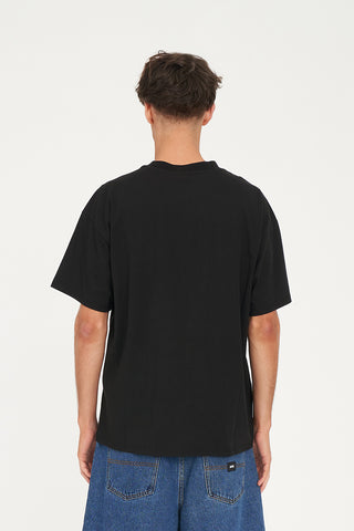 BLOCK TEE 220/WAVES BLACK