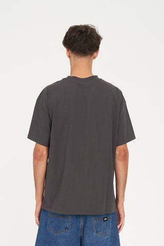 BLOCK TEE 220/WAVES CHARCOAL