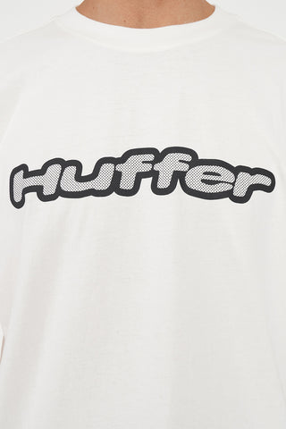 BLOCK TEE 220/VERT CHALK