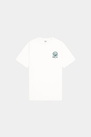 MENS BLOCK TEE 220/ZERO PUTTS CHALK/GREEN