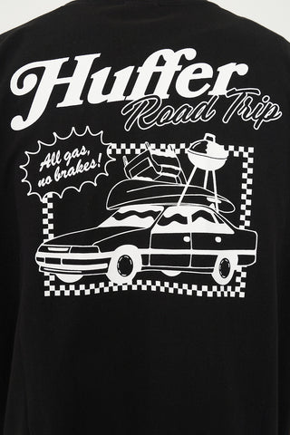 BLOCK CROP TEE 220/GAS IT BLACK