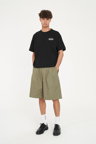 BLOCK CROP TEE 220/GAS IT BLACK