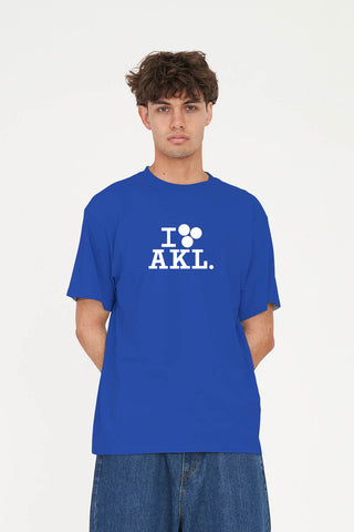 MENS SUP TEE/3-BALL AKL COBALT