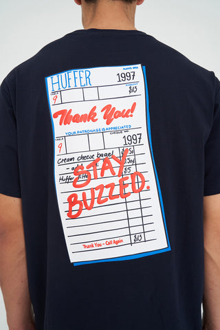 SUP TEE 190/CHECK NAVY