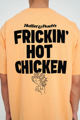 BLOCK TEE 220/FRICKIN' PEACH