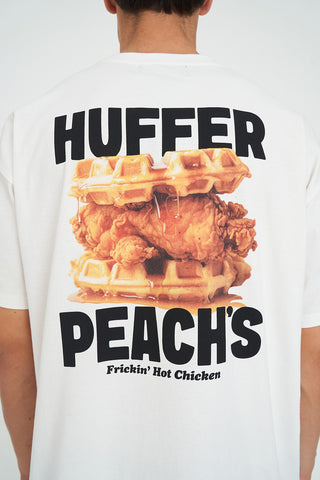 BLOCK TEE 220/WAFFLING CHALK