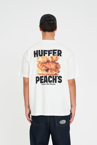 BLOCK TEE 220/WAFFLING CHALK