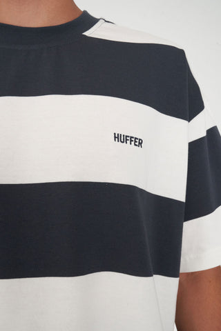 BENSON BLOCK TEE ASPHALT/CHALK