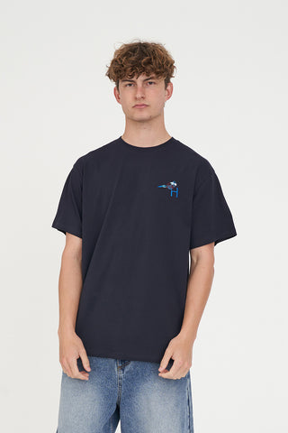 SUP TEE 190/BREWED NAVY