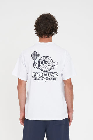 SUP TEE 220/ON COURT WHITE