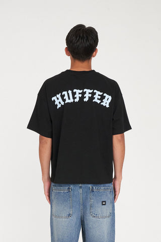 BLOCK CROP TEE 220/BOLDE BLACK