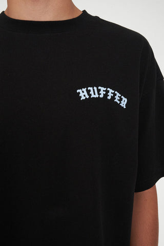 BLOCK CROP TEE 220/BOLDE BLACK