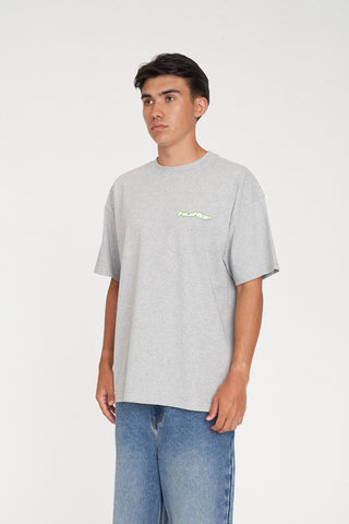BLOCK TEE 220/OMNI GREY MARLE