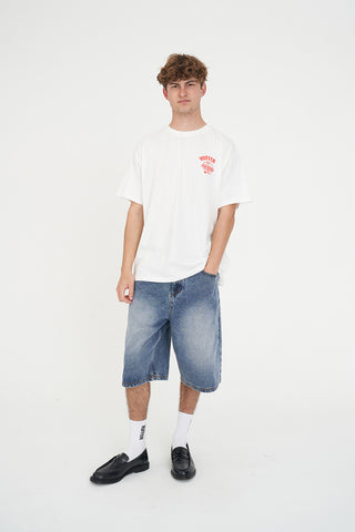 BLOCK TEE 220/SMASHING CHALK