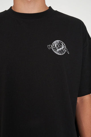 BLOCK TEE 220/FLIGHT PLAN BLACK