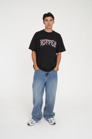 BLOCK TEE 220/MEGA BLACK