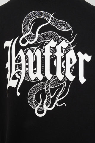 BLOCK CROP TEE 220/VIPER BLACK